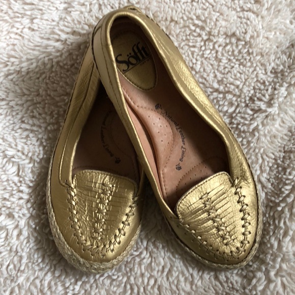 sofft gold shoes